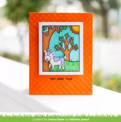 Lawn Fawn Clear Stamps - Window Scene Spring