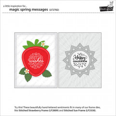 Lawn Fawn Clear Stamps - Magic Spring Messages