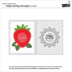 Lawn Fawn Clear Stamps - Magic Spring Messages