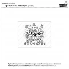 Clear Stamps - Giant Easter Messages