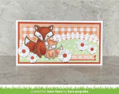 Lawn Cuts Custom Craft Dies - Foxy Family