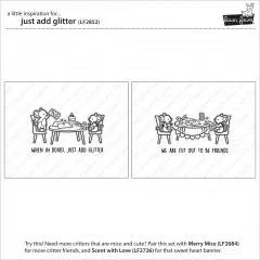 Clear Stamps - Just Add Glitter