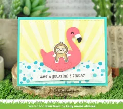 Lawn Cuts Custom Craft Dies - Flamingo Floatie