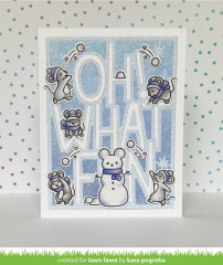 Clear Stamps - Snowball Fight