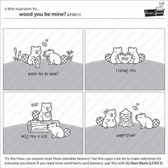 Clear Stamps - Wood You Be Mine?