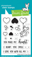 Clear Stamps - All My Heart