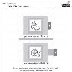 Clear Stamps - Sew Very Mice