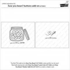 Clear Stamps - How You Bean? Buttons Add-On