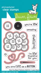 Lawn Cuts Custom Craft Dies - How You Bean? Buttons Add-On