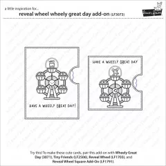 Lawn Fawn Reveal Wheel Add-on Dies - Wheely Great Day