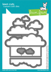 Lawn Cuts Custom Craft Dies - Platform Pop-Up Cloud Inserts