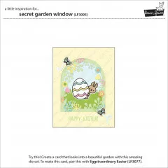 Lawn Cuts Custom Craft Dies - Secret Garden Window