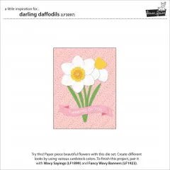 Lawn Cuts Custom Craft Dies - Darling Daffodils