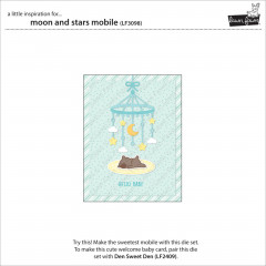 Lawn Cuts Custom Craft Dies - Moon and Stars Mobile