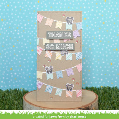 Lawn Cuts Custom Craft Dies - Fishtail Banner Borders