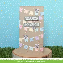 Lawn Cuts Custom Craft Dies - Fishtail Banner Borders