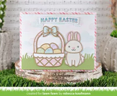 Lawn Cuts Custom Craft Dies - Eggcellent Easter Basket