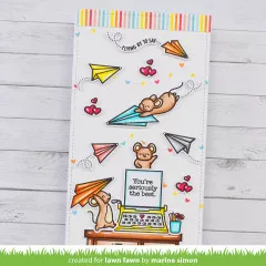 Clear Stamps - Just Plane Awesome Sentiment Trails