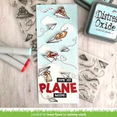 Clear Stamps - Just Plane Awesome Sentiment Trails