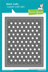 Custom Craft Die - Honeycomb Backdrop