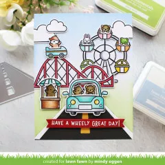 Clear Stamps - Car Critters Road Trip Add-On