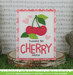 Lawn Cuts Custom Craft Dies - Cheery Cherries