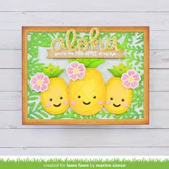 Lawn Cuts Custom Craft Dies - Playful Pineapple