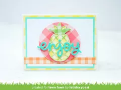 Lawn Cuts Custom Craft Dies - Playful Pineapple