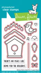 Lawn Cuts Custom Craft Dies - Winter Birds Add-On