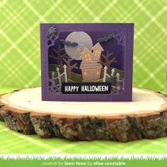 Lawn Cuts Custom Craft Dies - Shadow Box Card Halloween Add-On