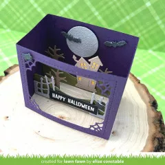 Lawn Cuts Custom Craft Dies - Shadow Box Card Halloween Add-On