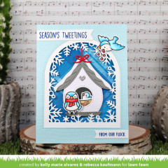 Lawn Cuts Custom Craft Dies - Build-A-Birdhouse Christmas Add-On