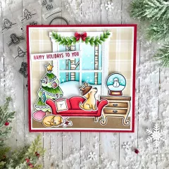 Clear Stamps - Little Snow Globe: Dog