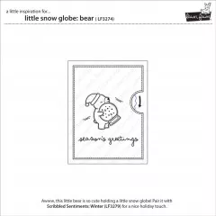 Clear Stamps - Little Snow Globe: Bear