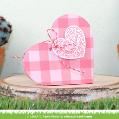 Lawn Cuts Custom Craft Dies - Heart Pouch