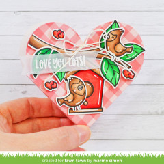 Lawn Cuts Custom Craft Dies - Heart Pouch