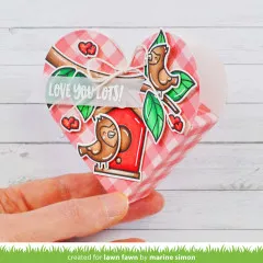 Lawn Cuts Custom Craft Dies - Heart Pouch