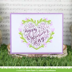 Lawn Fawn 6x6 Stencil - Heart Wreath