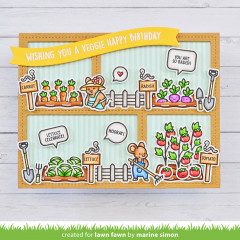 Clear Stamps - Veggie Happy