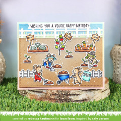 Clear Stamps - Veggie Happy