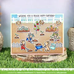 Clear Stamps - Veggie Happy