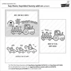 Clear Stamps - Hay There, Hayrides! Bunny Add-On