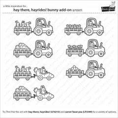 Clear Stamps - Hay There, Hayrides! Bunny Add-On