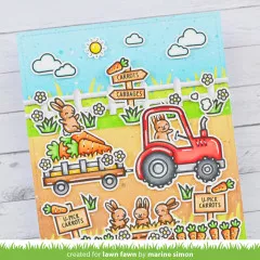 Clear Stamps - Hay There, Hayrides! Bunny Add-On