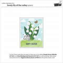 Lawn Cuts Custom Craft Dies - Lovely Lily of the Valley