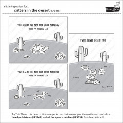 Clear Stamps - Critters In The Desert