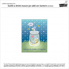 Lawn Cuts Custom Craft Dies - Build-a-drink Mason Jar Add-on