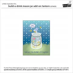 Lawn Cuts Custom Craft Dies - Build-a-drink Mason Jar Add-on