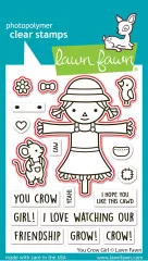 Lawn Cuts Custom Craft Dies - You Crow Girl