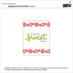 Lawn Cuts Custom Craft Dies - Peppermint Border